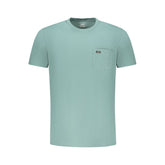 Lee Green Cotton Men T-Shirt